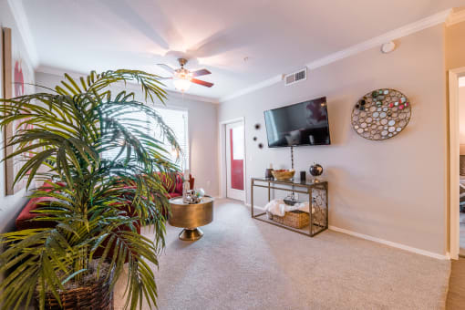 Living Room View at Alanza Place, Phoenix, AZ, 85008