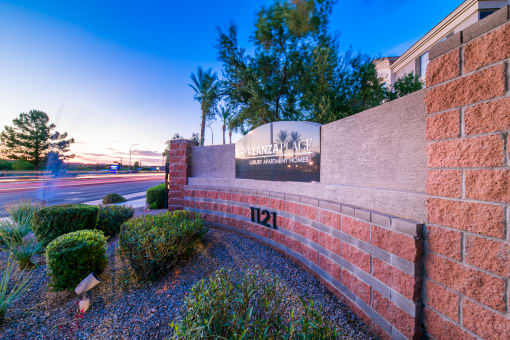 Monument Sign at Alanza Place, Arizona