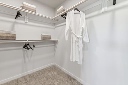 ample closet space