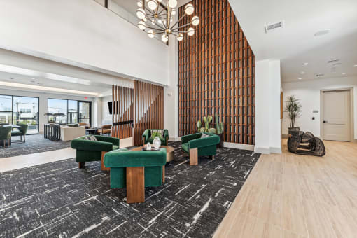 Clubroom area with seating