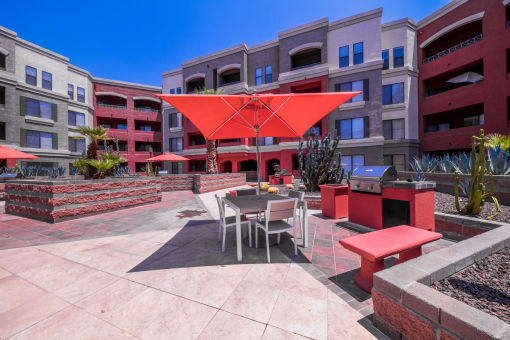 Grilling at Alanza Place, Phoenix, Arizona