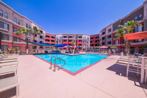 Pool for swimming at Alanza Place, Arizona, 85008