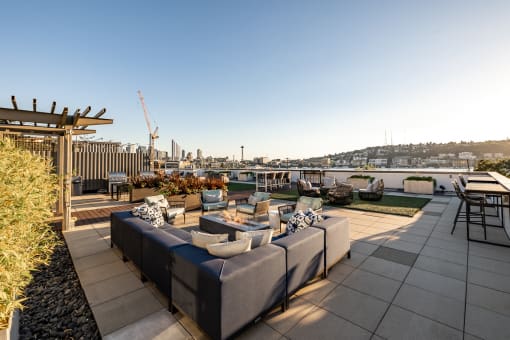 Equinox Rooftop Terrence  at Equinox Apartments, Seattle