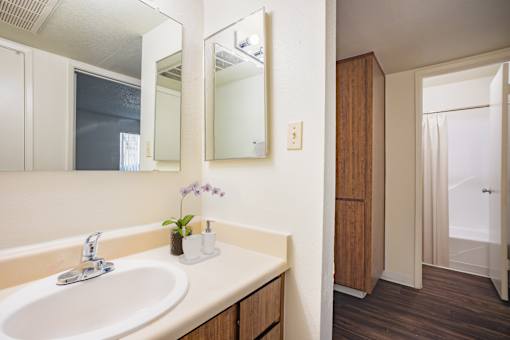 Bathroom at Eagle Point Apartments, Albuquerque