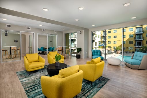 aston at gateway co-work space at Aston at Gateway Apartments, El Monte