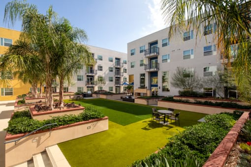 aston at gateway courtyard at Aston at Gateway Apartments, El Monte, CA, 91731