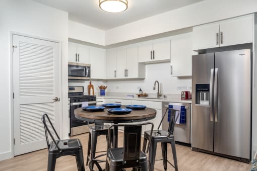 Kitchen at Aston at Gateway Apartments, California