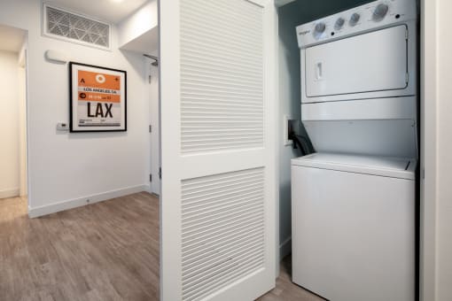 Laundry at Aston at Gateway Apartments, El Monte, CA, 91731