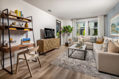 citron living room at Citron, Anaheim, California