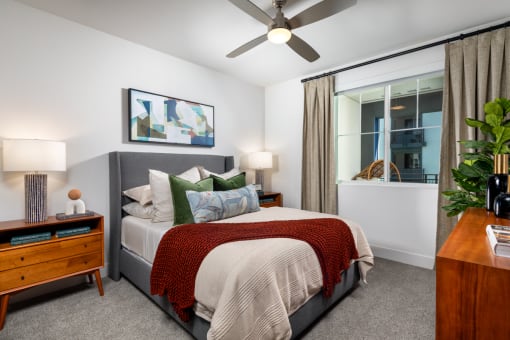 citron model bedroom at Citron, Anaheim, CA, 92805
