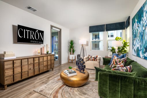 citron living room at Citron, Anaheim, California