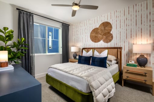 citron model bedroom at Citron, Anaheim