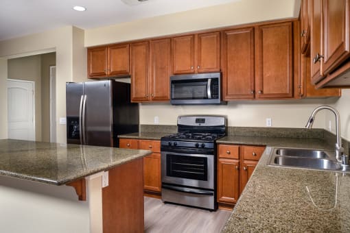 Fully Equipped Kitchen at Jackson Pointe 111, Spring Valley California