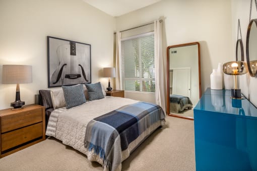 two bed model bedroom