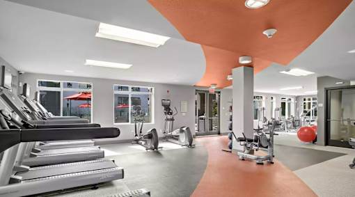 Gym with cardio and weights