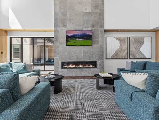 Clubroom Interior at Upper West, Utah