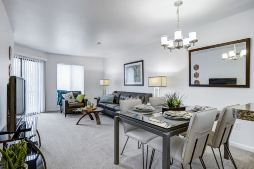 Living Area and Dining