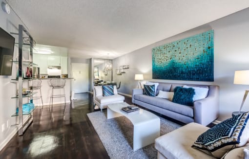 Living Room at The Chadwick, California