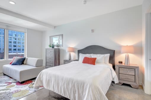 Bedroom  at mResidences Portland Pearl District, Portland, Oregon