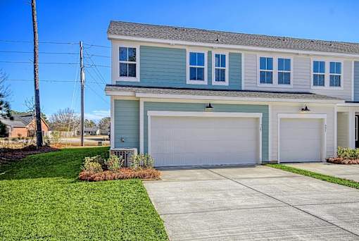 Townhome with attached garage