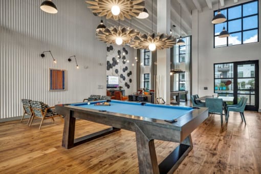 Nexus East Clubhouse with Billiards Table