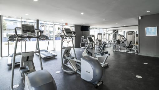 fitness center  at Milano Apartments, Torrance