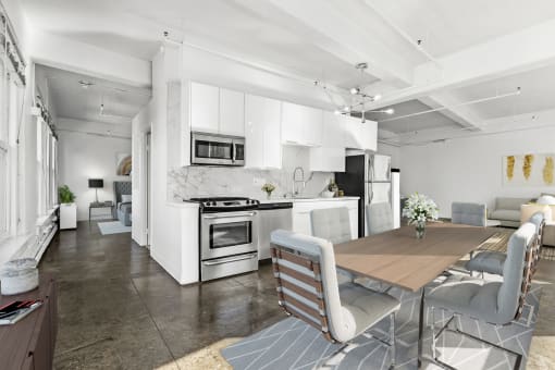Modern Kitchen at San Fernando Building, 90013