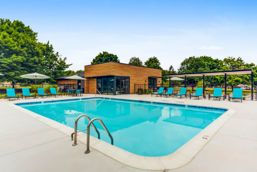 Sparkling Outdoor Pool