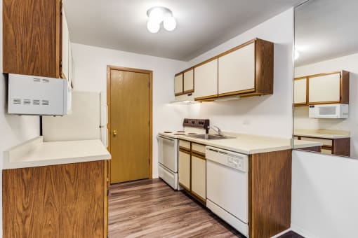 Classic Kitchen with Vinyl Plank Flooring