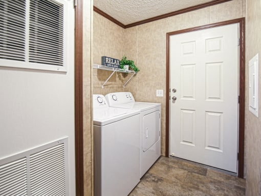 Washer and Dryer at Williston Living, Williston