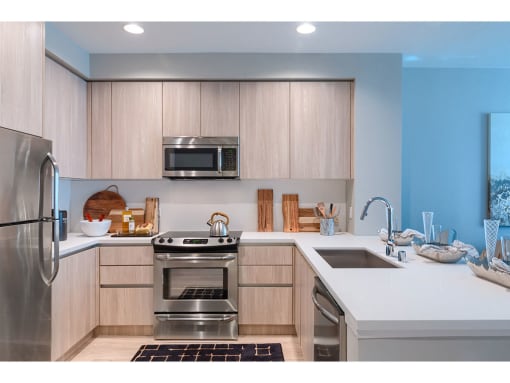 kitchen at Altana, Glendale, CA