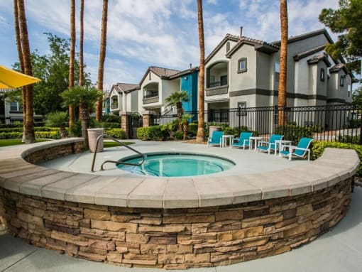 outdoor pool spa at Solitude at Centennial, Las Vegas, 89131