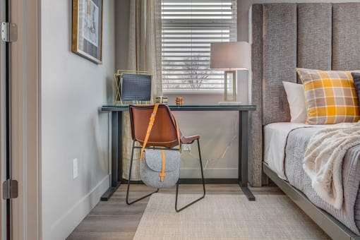 Model bedroom desk