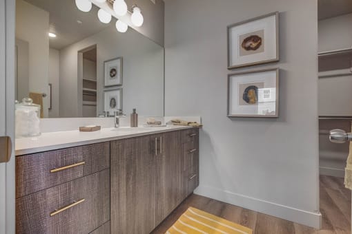 Model bathroom