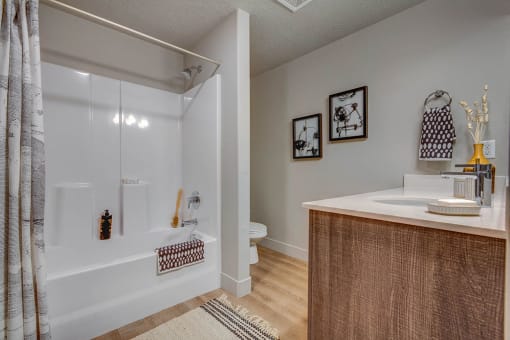 Model bathroom