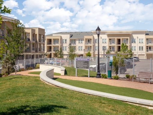 building exterior with lawn
