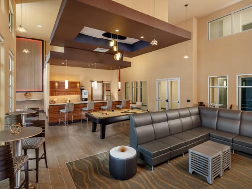 indoor seating area