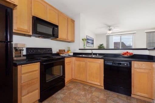apartment interior kitchen