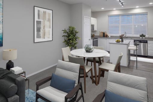 Living Room With Kitchen at Lionsgate South, Hillsboro, 97124