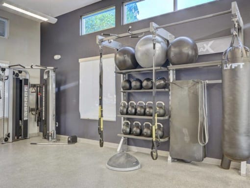 Fitness Center with Separate Spin Room, at Park Pointe, El Cajon, 92019