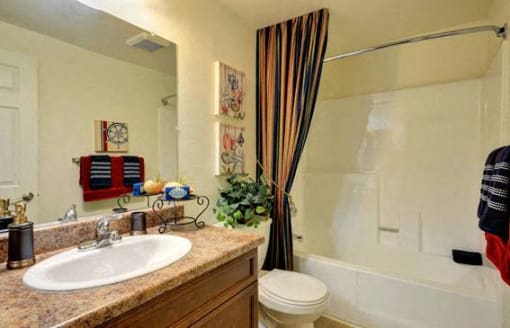 Bathroom With Bathtub at Rising Glen, Carlsbad, 92008