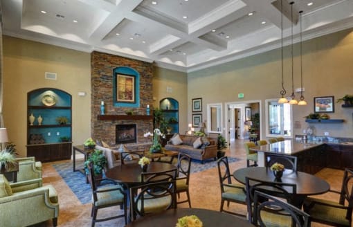 Stylish Clubhouse at Rosina Vista in Chula Vista, CA
