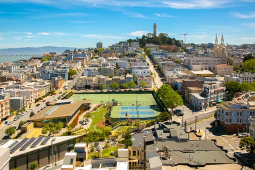a view of the city of san francisco