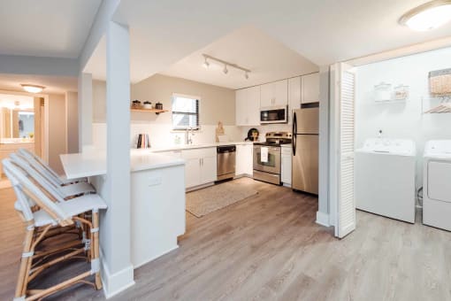 a kitchen or kitchenette at 98 on clyde spa retreat ohakune holiday home