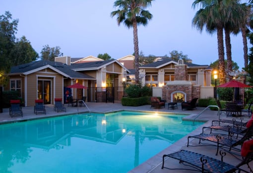 the swimming pool at the residence inn