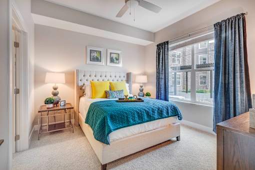 Bedroom at Incline at Anthem Herriman apartments