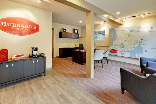 a restaurant or other room at huberds crossing hotel and conference center