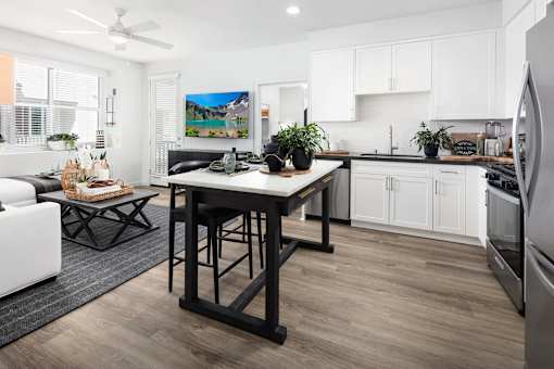 kitchen of model