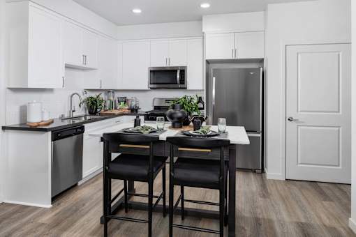 kitchen of model