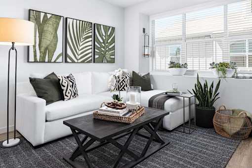 living room of model
